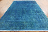 Oriental Overdyed Hand Knotted Rug 9' X 12' - Golden Nile