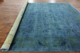 Overdyed Hand Knotted Rug 10' X 14' 2" - Golden Nile