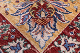 Blue Persian Tabriz Handmade Wool Rug - 6' 9" X 10' 1" - Golden Nile