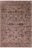 Peshawar Hand Knotted Wool Rug - 7' 0" X 10' 0" - Golden Nile