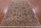 Peshawar Hand Knotted Wool Rug - 7' 0" X 10' 0" - Golden Nile