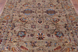 Peshawar Hand Knotted Wool Rug - 7' 0" X 10' 0" - Golden Nile