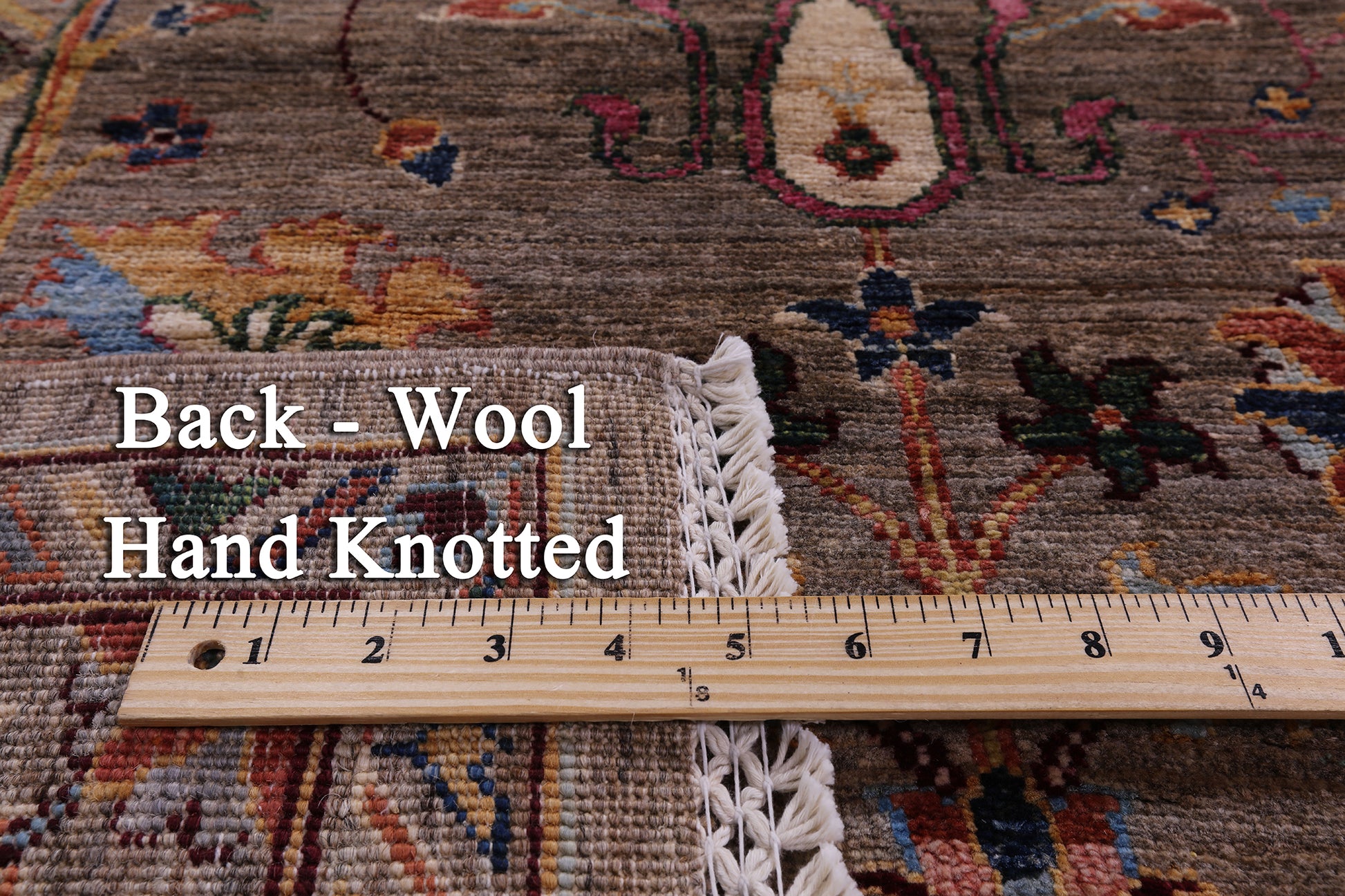 Peshawar Handmade Wool Rug - 5' 10" X 7' 9" - Golden Nile