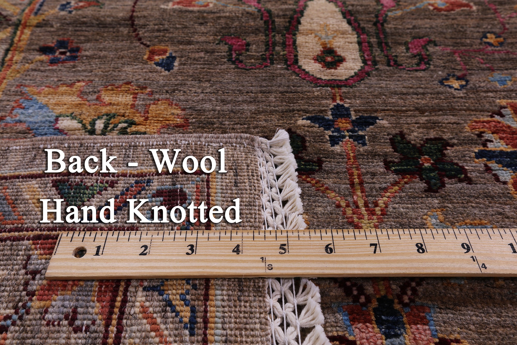 Peshawar Handmade Wool Rug - 5' 10" X 7' 9" - Golden Nile