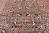 Peshawar Handmade Wool Rug - 5' 10" X 7' 9" - Golden Nile