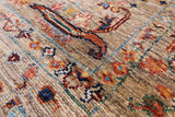 Peshawar Hand Knotted Wool Rug - 5' 1" X 6' 9" - Golden Nile