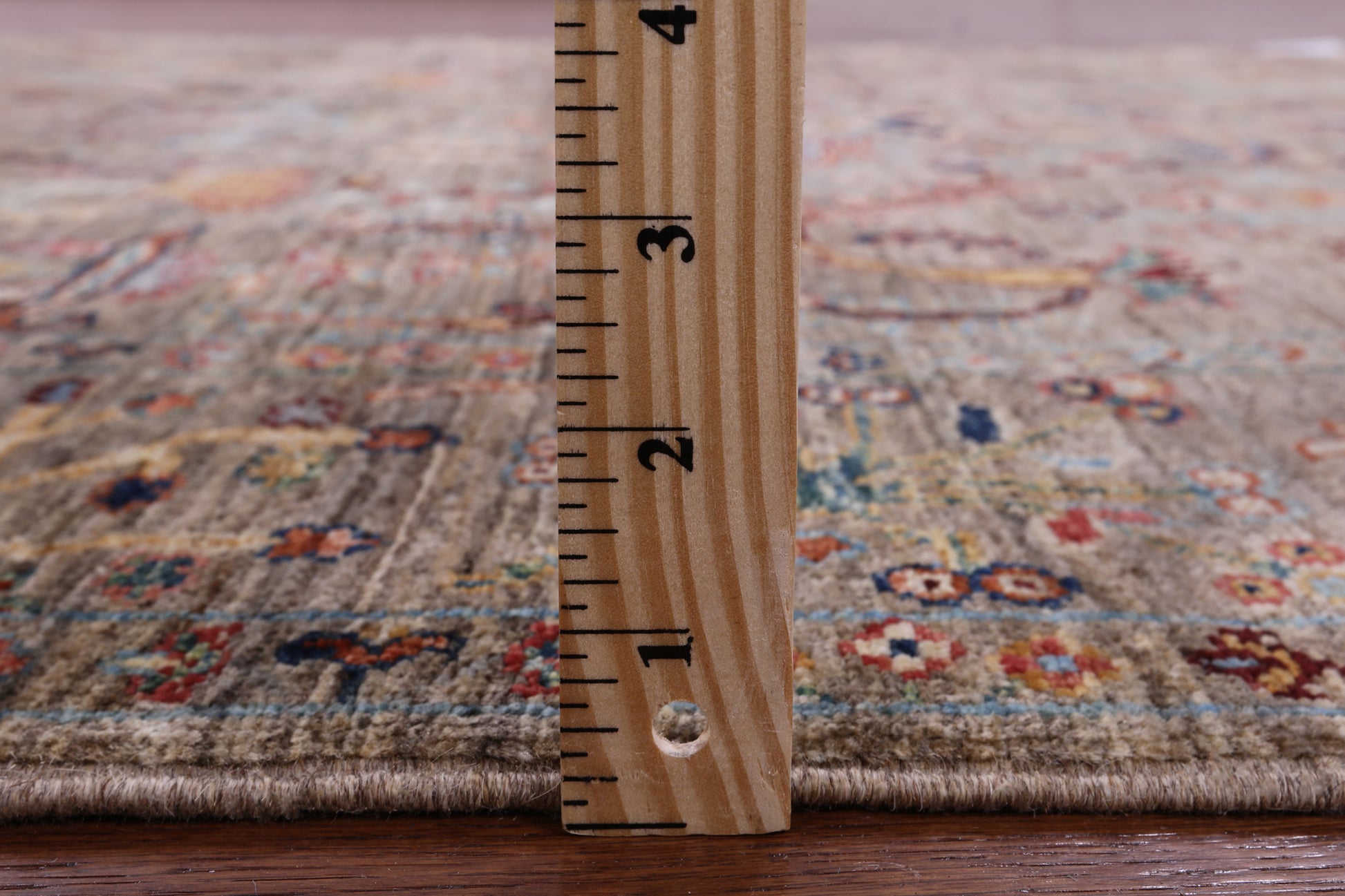 Peshawar Hand Knotted Wool Rug - 5' 1" X 6' 9" - Golden Nile
