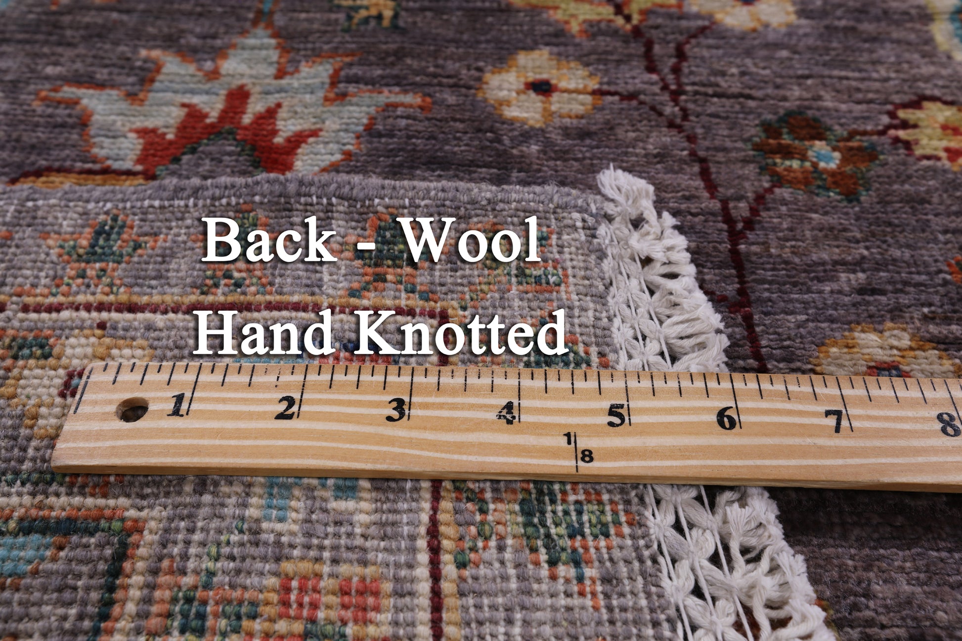 Peshawar Hand Knotted Wool Rug - 4' 2" X 6' 3" - Golden Nile
