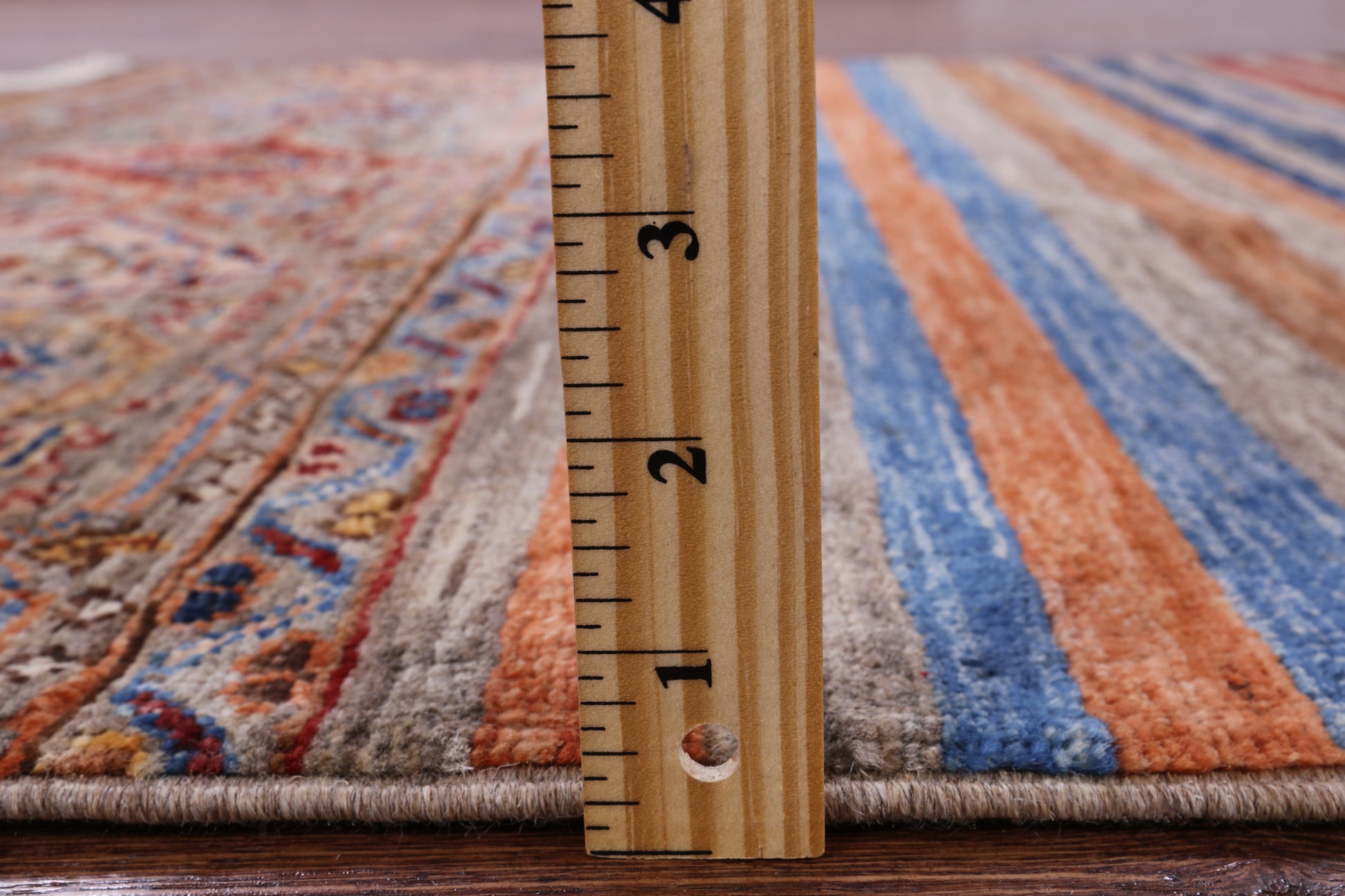 Khorjin Persian Gabbeh Hand Knotted Wool Rug - 3' 5" X 5' 0" - Golden Nile
