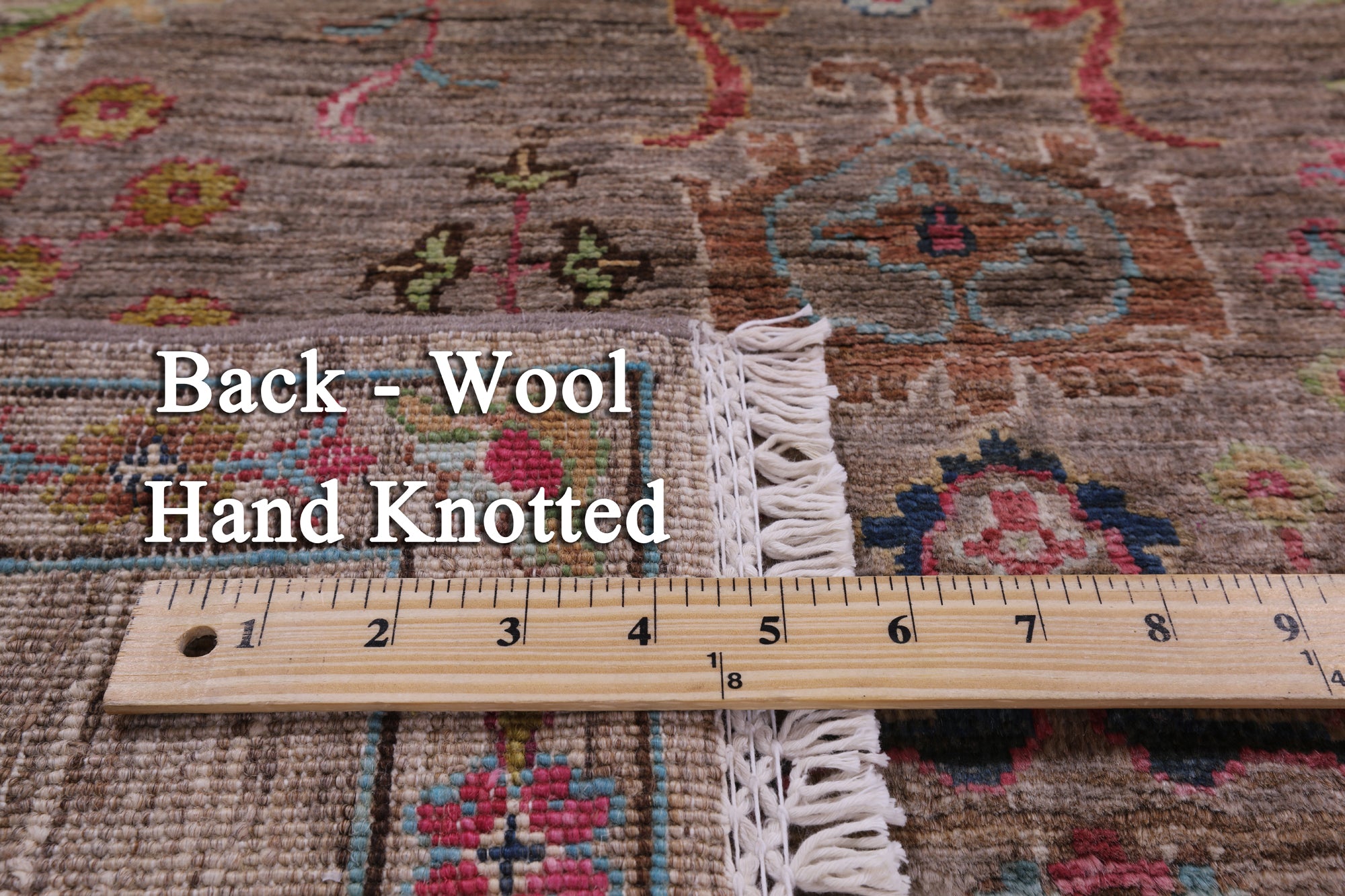Peshawar Hand Knotted Wool Rug - 3' 6" X 5' 1" - Golden Nile