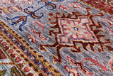 Khorjin Persian Gabbeh Hand Knotted Wool Rug - 5' 10" X 8' 1" - Golden Nile