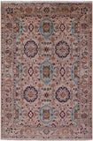 Persian Tabriz Handmade Wool Rug - 6' 9" X 9' 10" - Golden Nile
