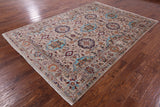 Persian Tabriz Handmade Wool Rug - 6' 9" X 9' 10" - Golden Nile