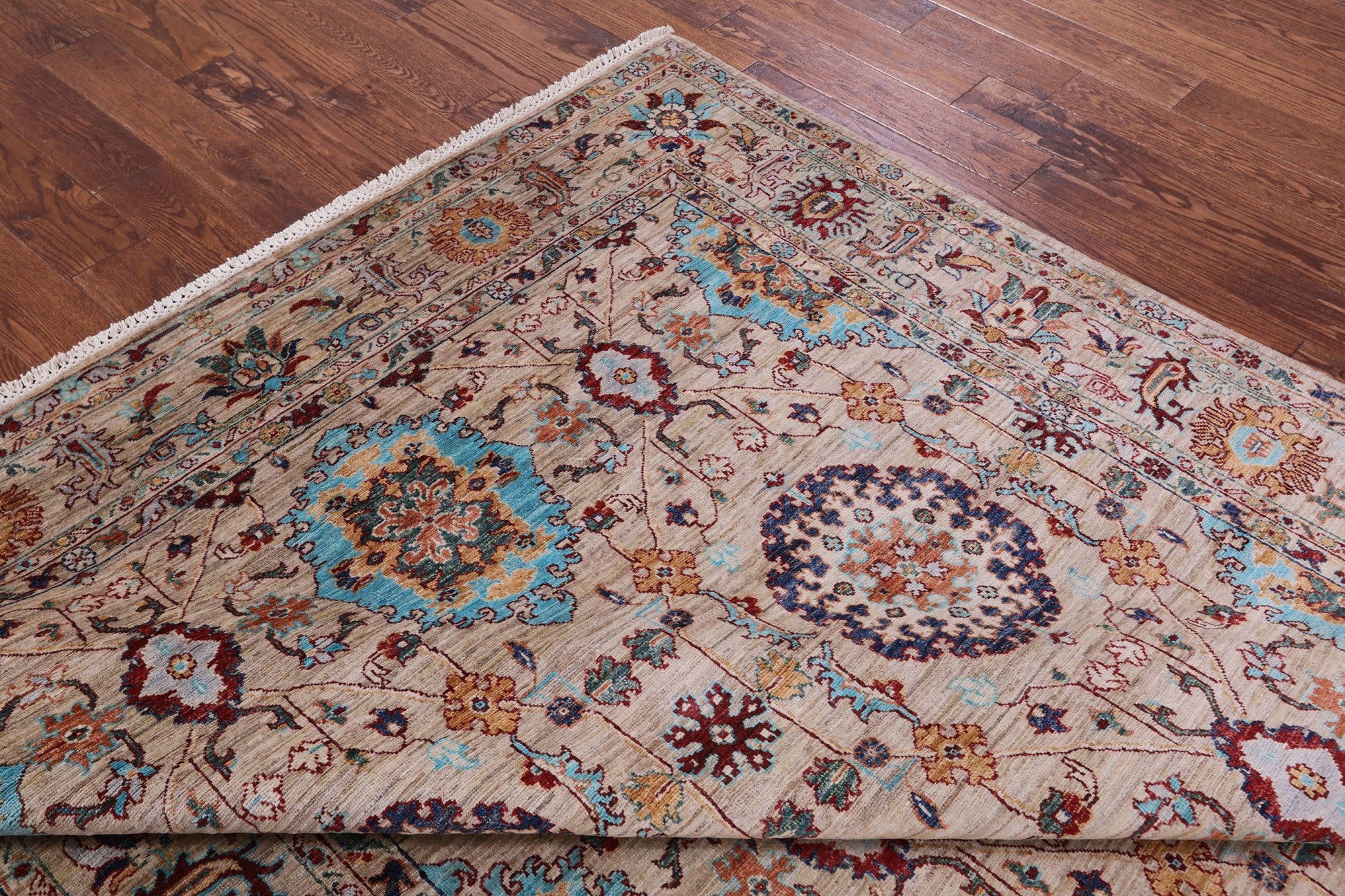 Persian Tabriz Handmade Wool Rug - 6' 9" X 9' 10" - Golden Nile
