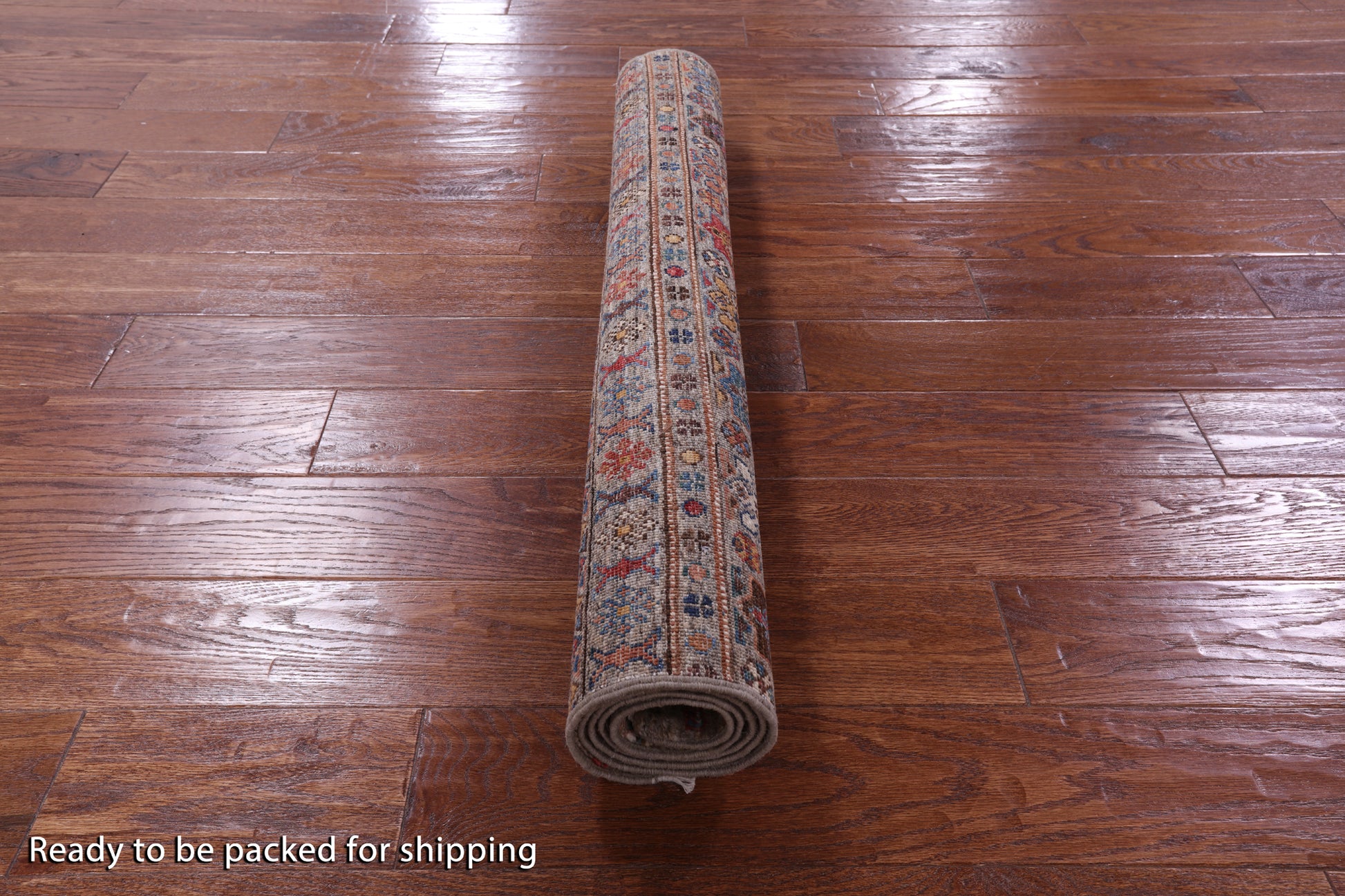 Khorjin Persian Gabbeh Hand Knotted Wool Rug - 3' 4" X 5' 3" - Golden Nile