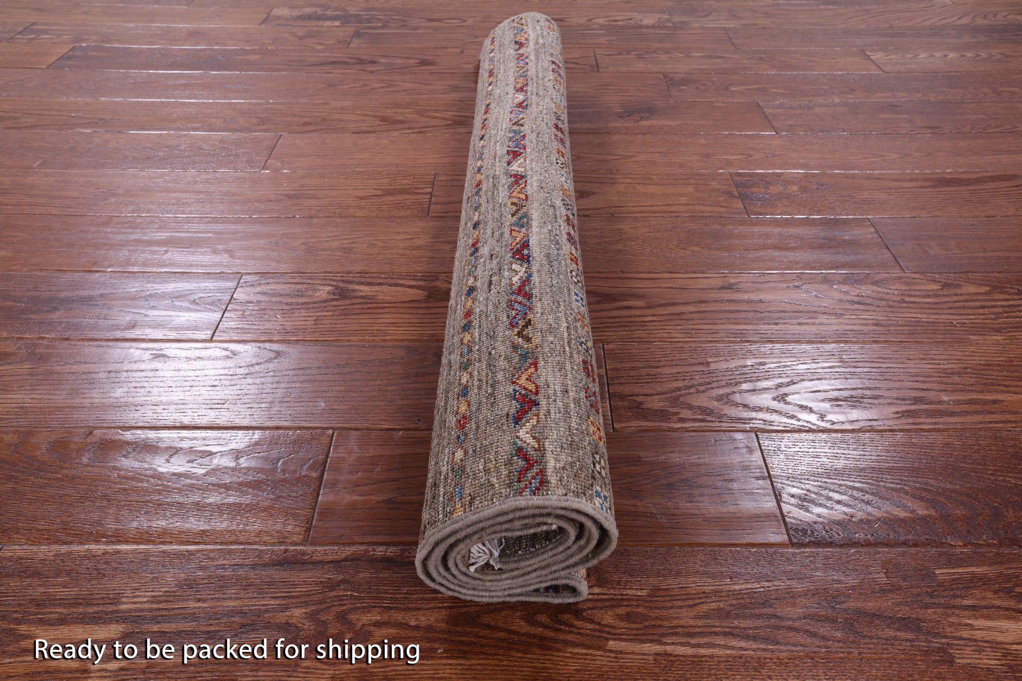 Khorjin Persian Gabbeh Hand Knotted Wool Rug - 3' 4" X 5' 1" - Golden Nile