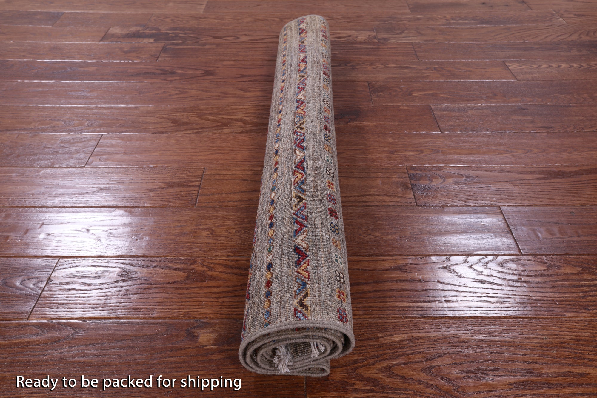 Khorjin Persian Gabbeh Hand Knotted Wool Rug - 3' 5" X 5' 1" - Golden Nile
