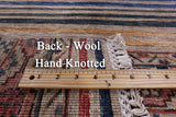 Khorjin Persian Gabbeh Handmade Wool Runner Rug - 2' 9" X 10' 2" - Golden Nile