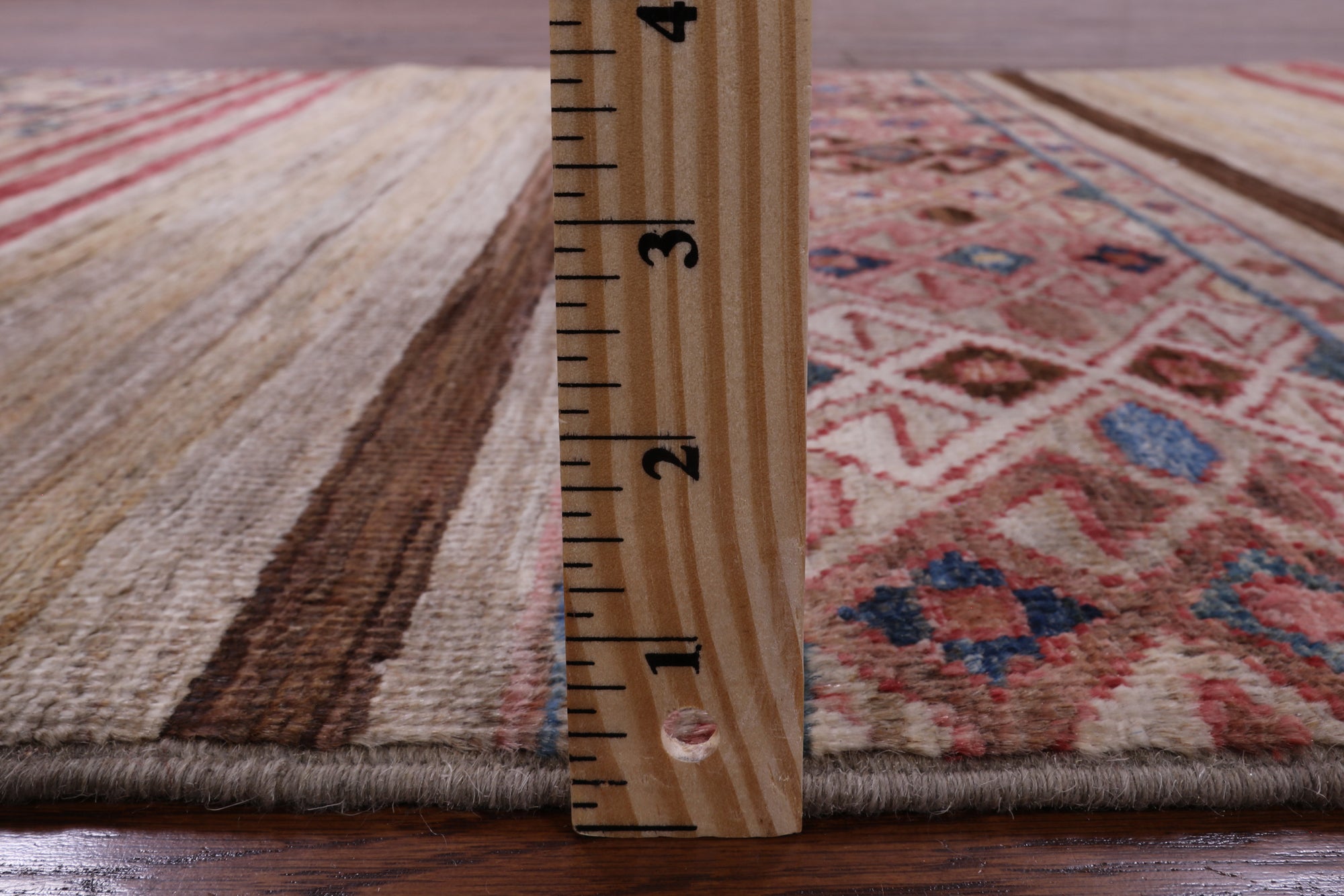Khorjin Persian Gabbeh Handmade Wool Runner Rug - 2' 9" X 10' 2" - Golden Nile