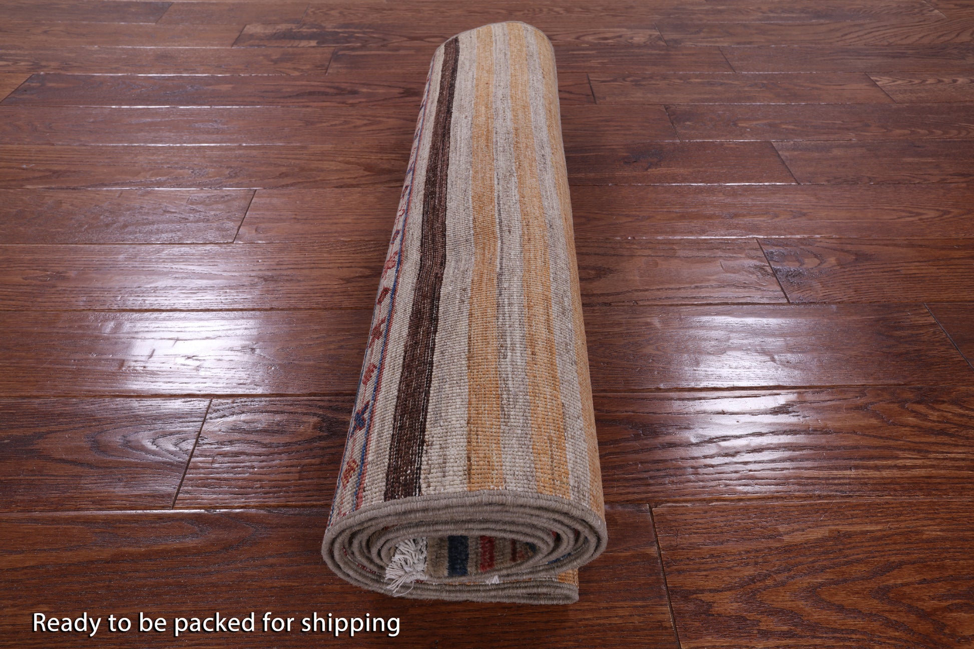 Khorjin Persian Gabbeh Handmade Wool Runner Rug - 2' 9" X 10' 2" - Golden Nile