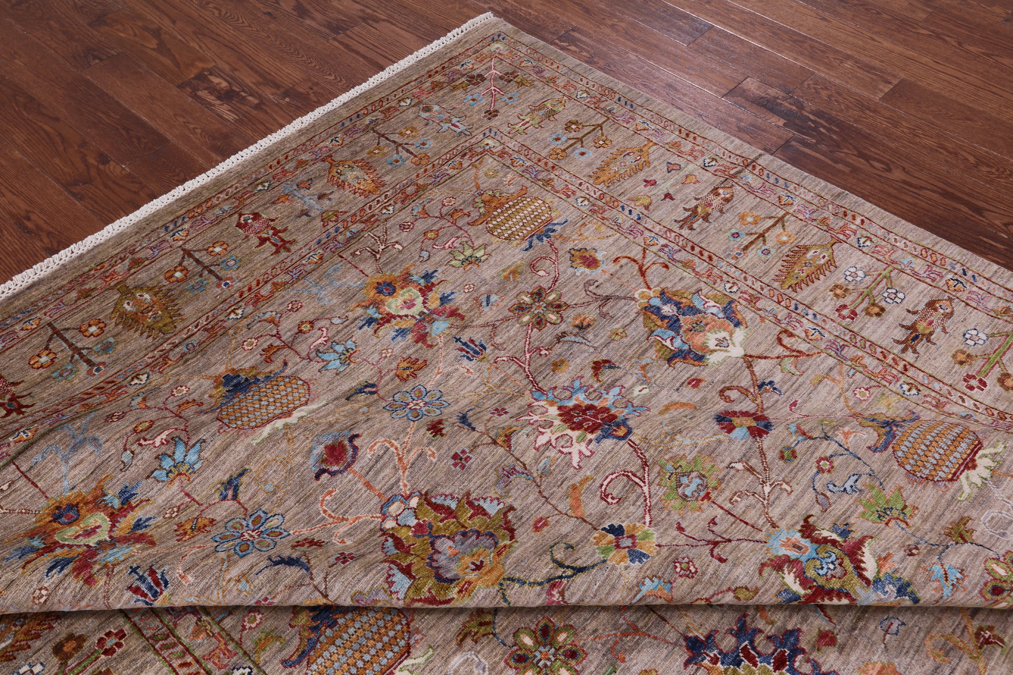Peshawar Handmade Wool Rug - 8' 2" X 11' 9" - Golden Nile