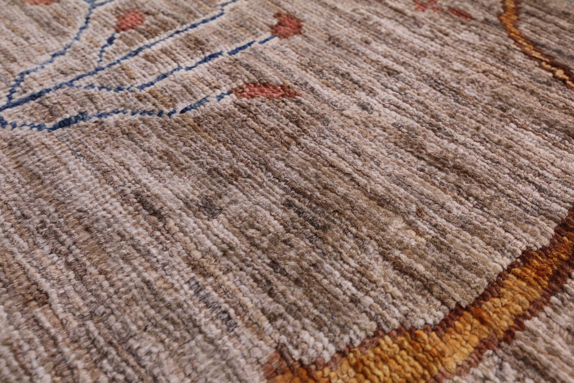 Tribal Persian Gabbeh Hand Knotted Wool Rug - 6' 10" X 9' 4" - Golden Nile
