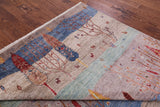 Tribal Persian Gabbeh Hand Knotted Wool Rug - 6' 10" X 9' 4" - Golden Nile