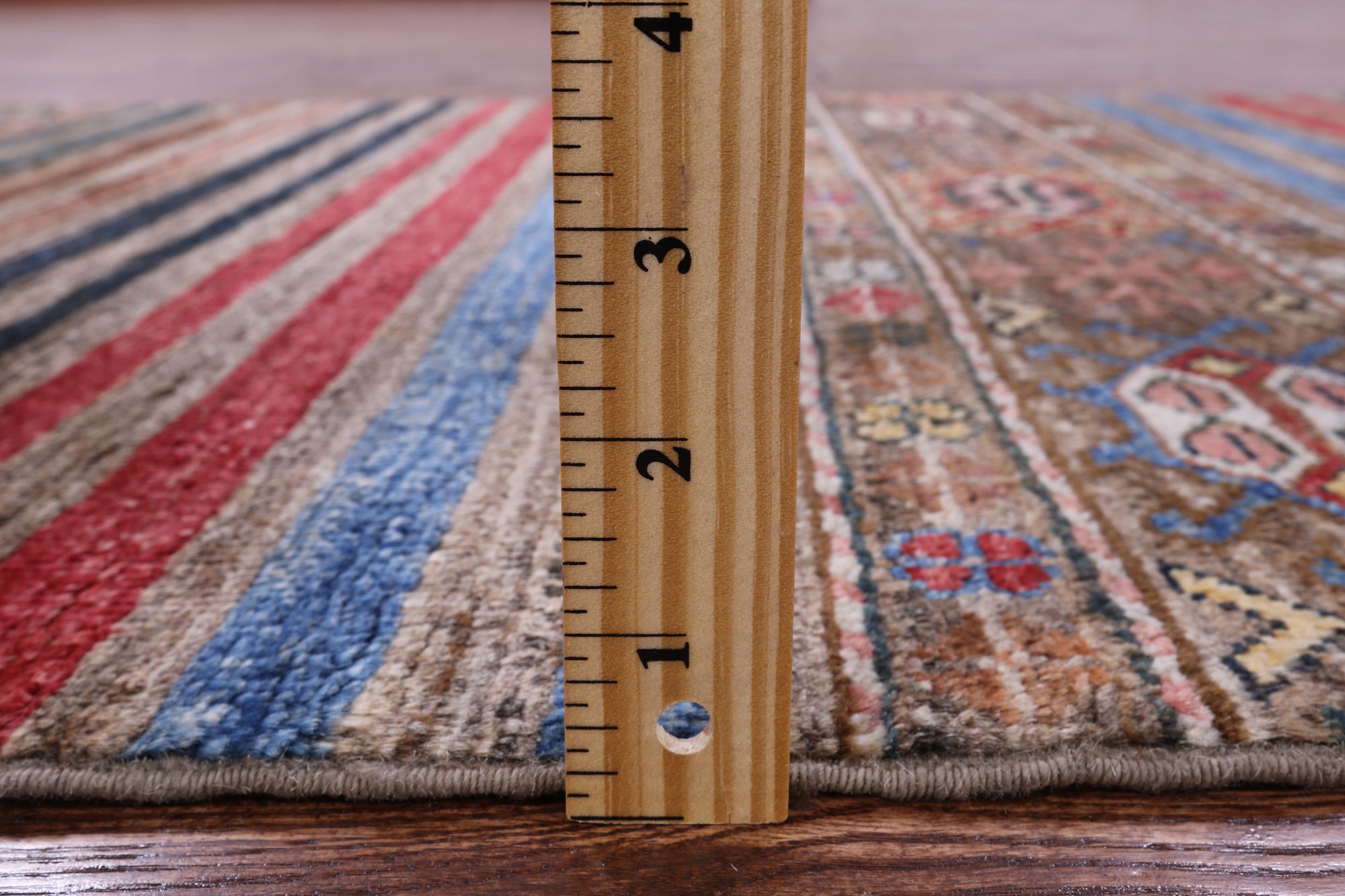 Khorjin Persian Gabbeh Hand Knotted Wool Runner Rug - 2' 9" X 8' 5" - Golden Nile