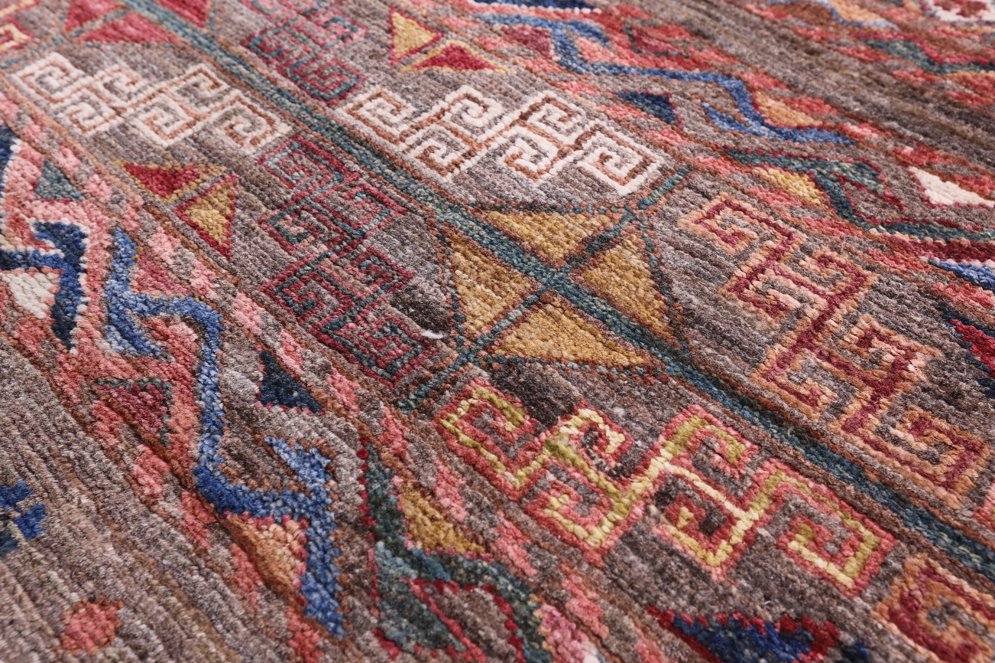 Khorjin Persian Gabbeh Hand Knotted Wool Runner Rug - 2' 9" X 10' 0" - Golden Nile