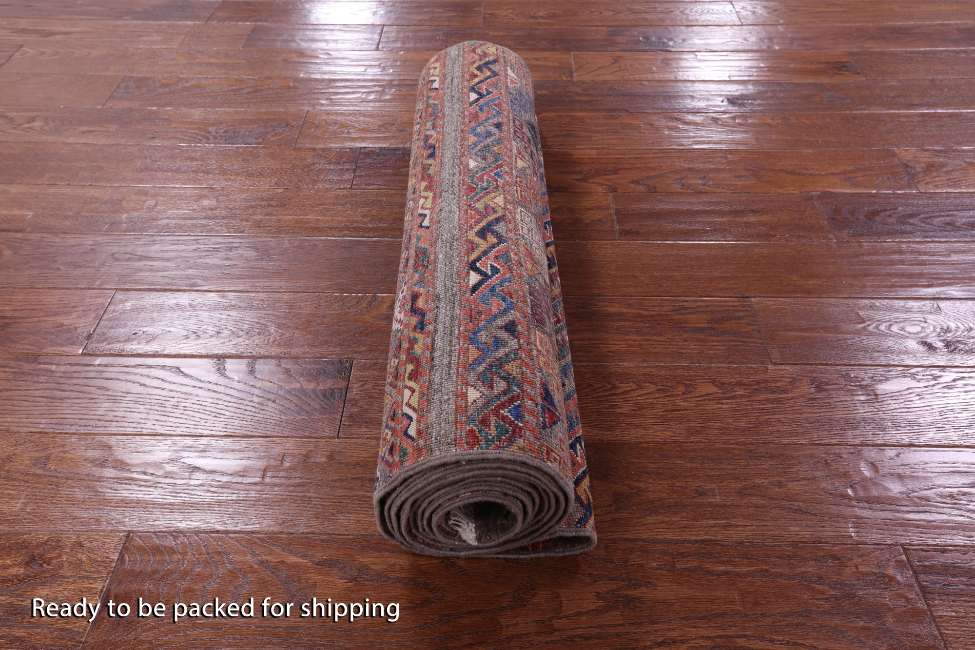 Khorjin Persian Gabbeh Hand Knotted Wool Runner Rug - 2' 9" X 10' 0" - Golden Nile