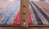 Khorjin Persian Gabbeh Hand Knotted Wool Runner Rug - 2' 8" X 8' 5" - Golden Nile
