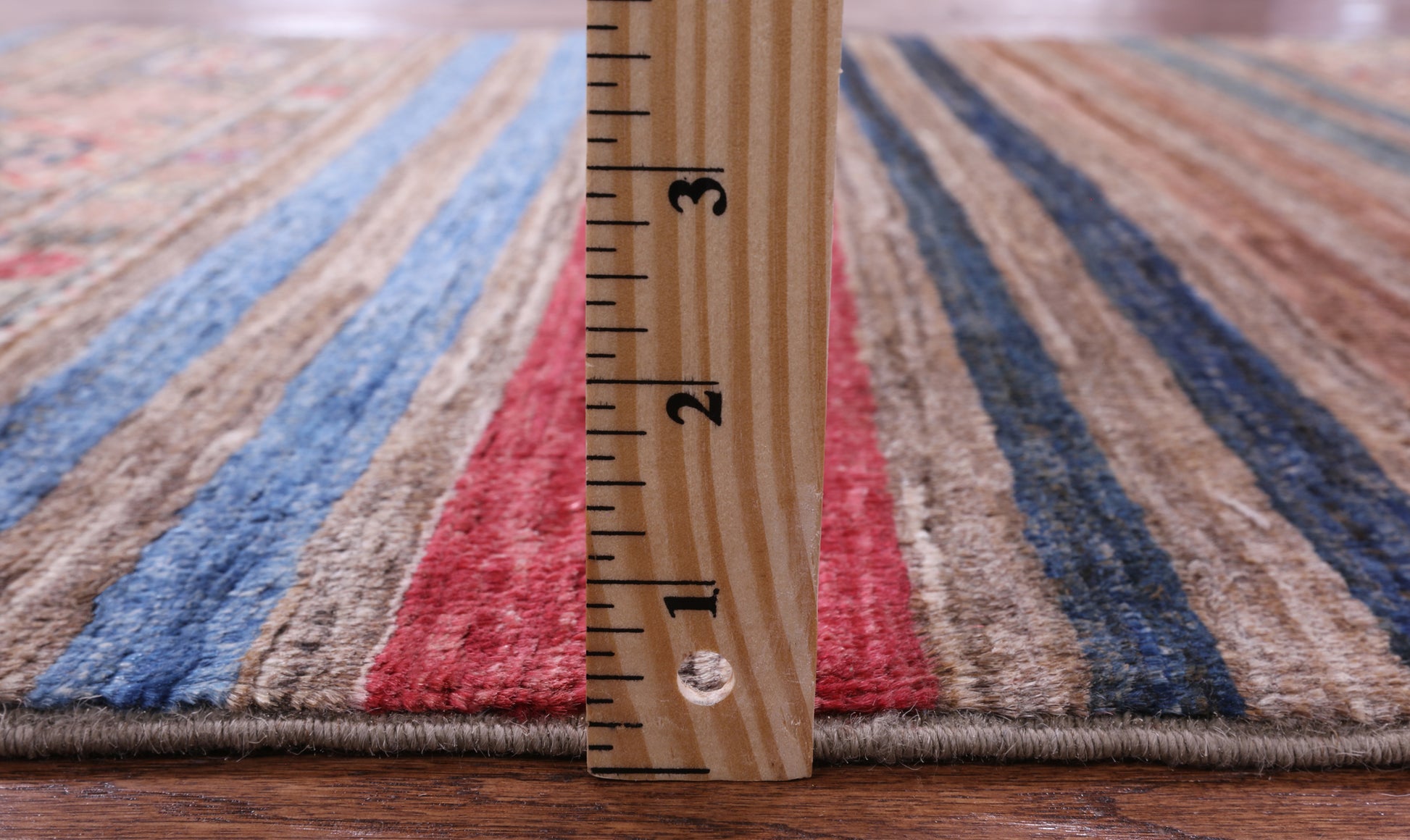 Khorjin Persian Gabbeh Hand Knotted Wool Runner Rug - 2' 8" X 8' 5" - Golden Nile