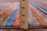 Khorjin Persian Gabbeh Hand Knotted Wool Rug - 3' 5" X 5' 0" - Golden Nile