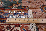 Super Kazak Hand Knotted Wool Rug - 5' 8" X 8' 3" - Golden Nile