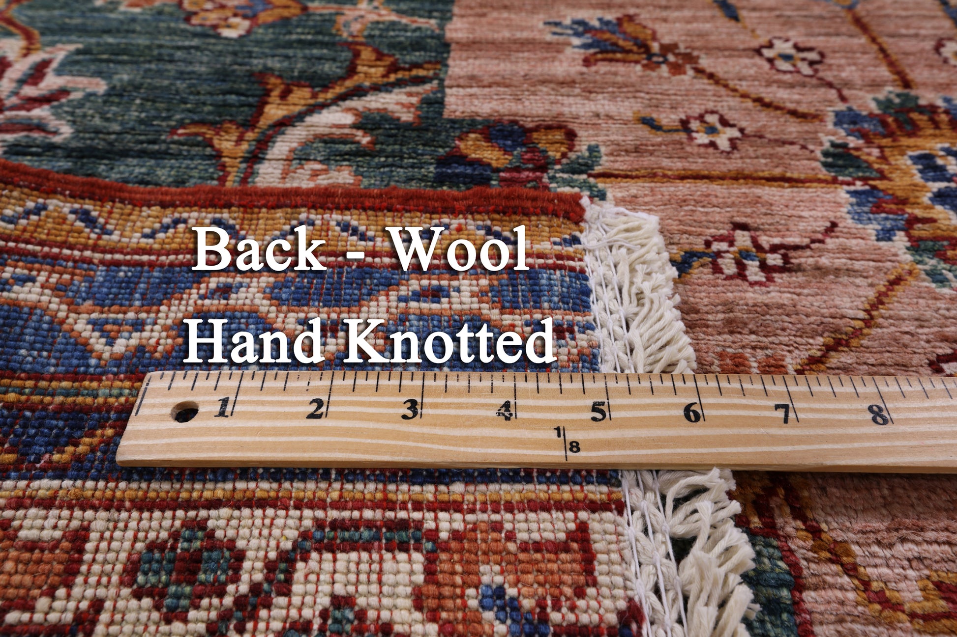 Super Kazak Hand Knotted Wool Rug - 5' 8" X 8' 3" - Golden Nile