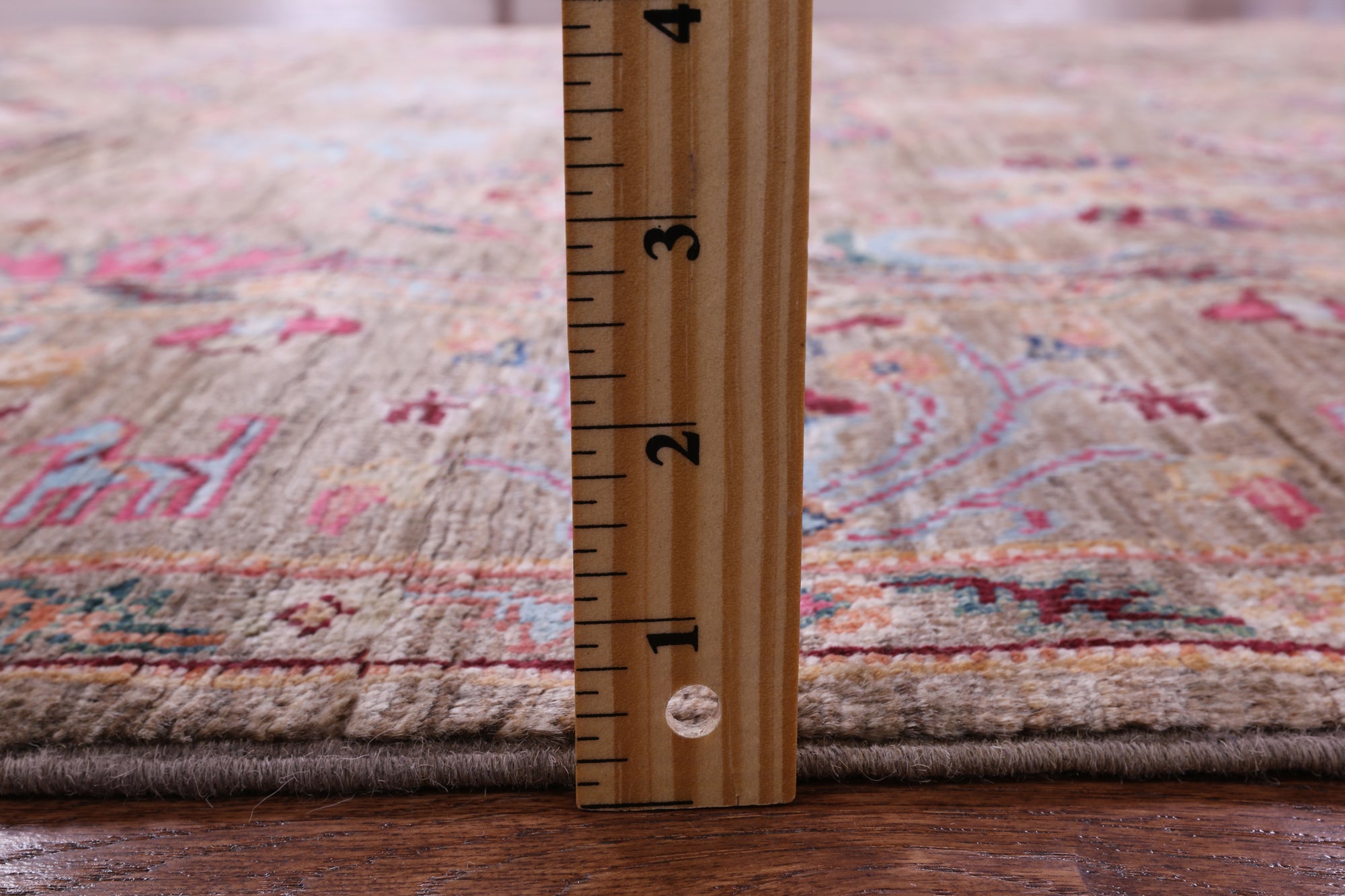 Peshawar Hand Knotted Wool Rug - 5' 1" X 6' 10" - Golden Nile