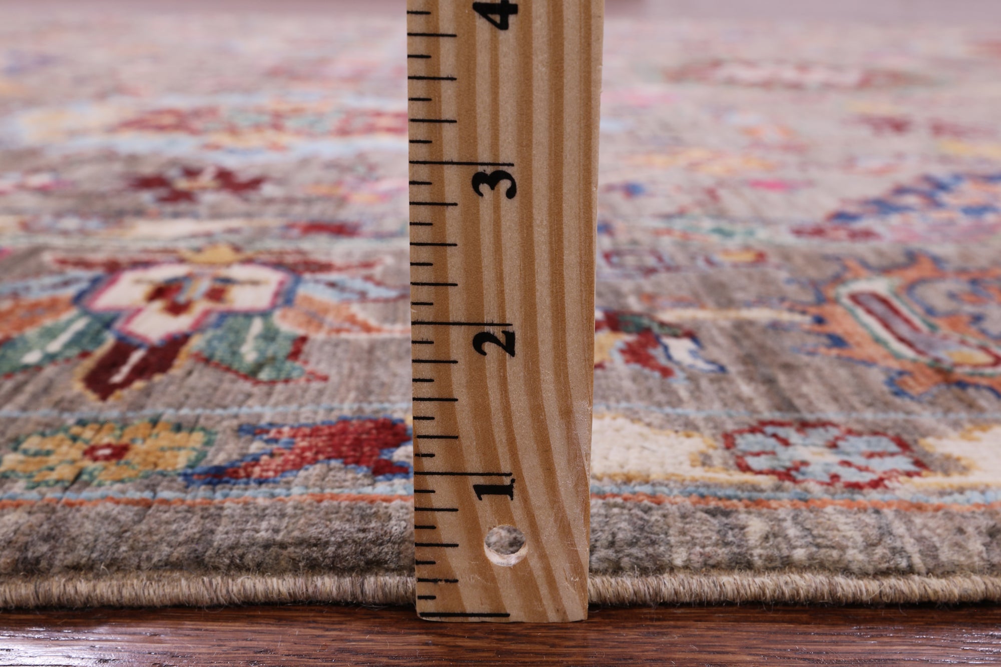 Peshawar Handmade Wool Rug - 6' 1" X 8' 10" - Golden Nile
