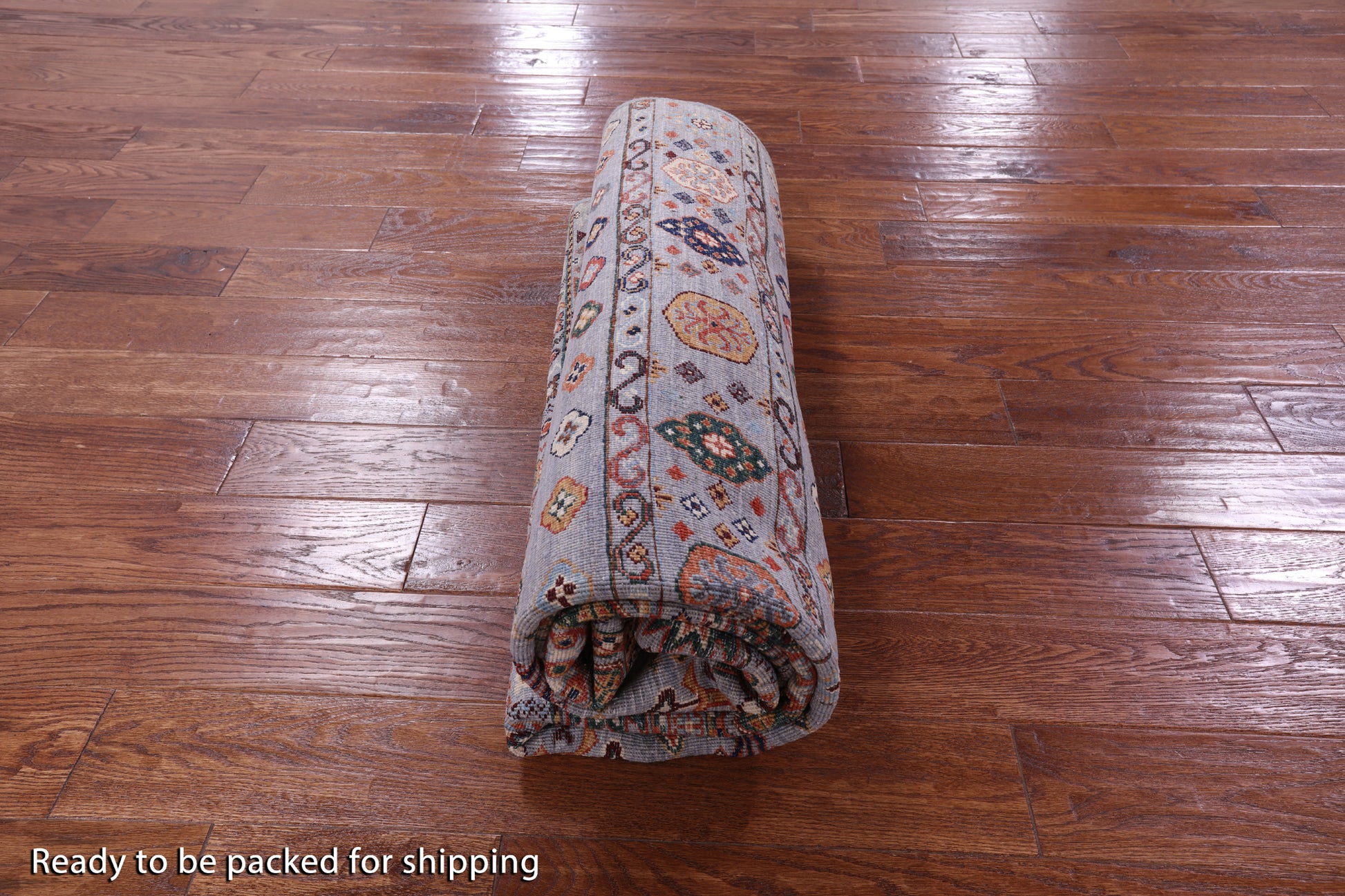 Khorjin Persian Gabbeh Hand Knotted Wool Rug - 5' 10" X 7' 9" - Golden Nile