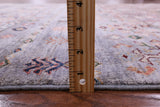 Khorjin Persian Gabbeh Hand Knotted Wool Rug - 5' 10" X 7' 9" - Golden Nile