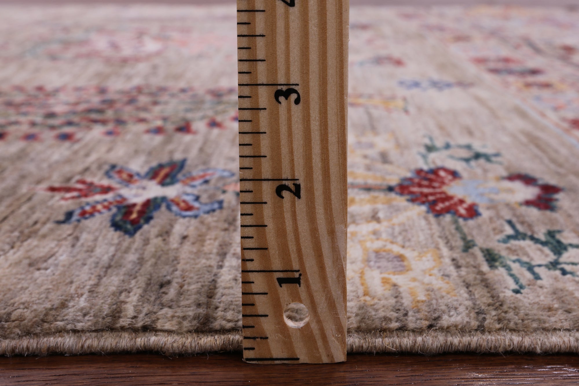 Tribal Persian Gabbeh Hand Knotted Wool Rug - 5' 0" X 6' 8" - Golden Nile