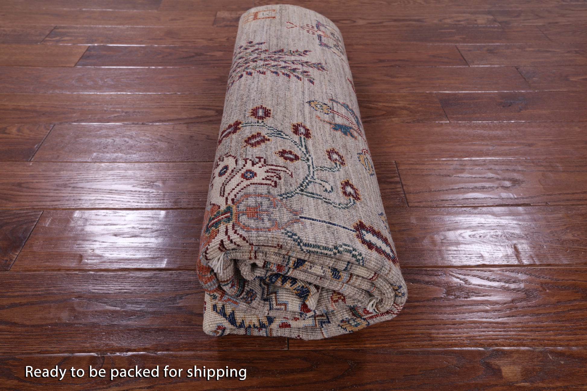 Tribal Persian Gabbeh Hand Knotted Wool Rug - 5' 0" X 6' 8" - Golden Nile