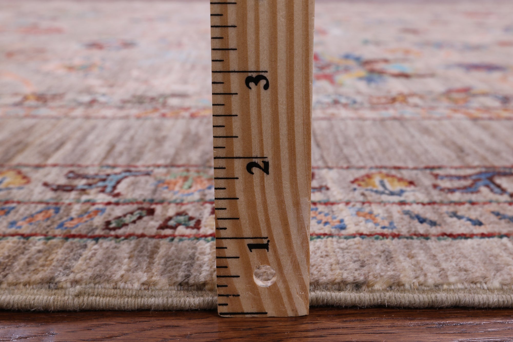 Peshawar Hand Knotted Wool Rug - 5' 1" X 6' 7" - Golden Nile