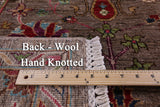 Peshawar Handmade Wool Rug - 5' 8" X 8' 5" - Golden Nile