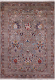 Peshawar Hand Knotted Wool Rug - 4' 11" X 7' 1" - Golden Nile
