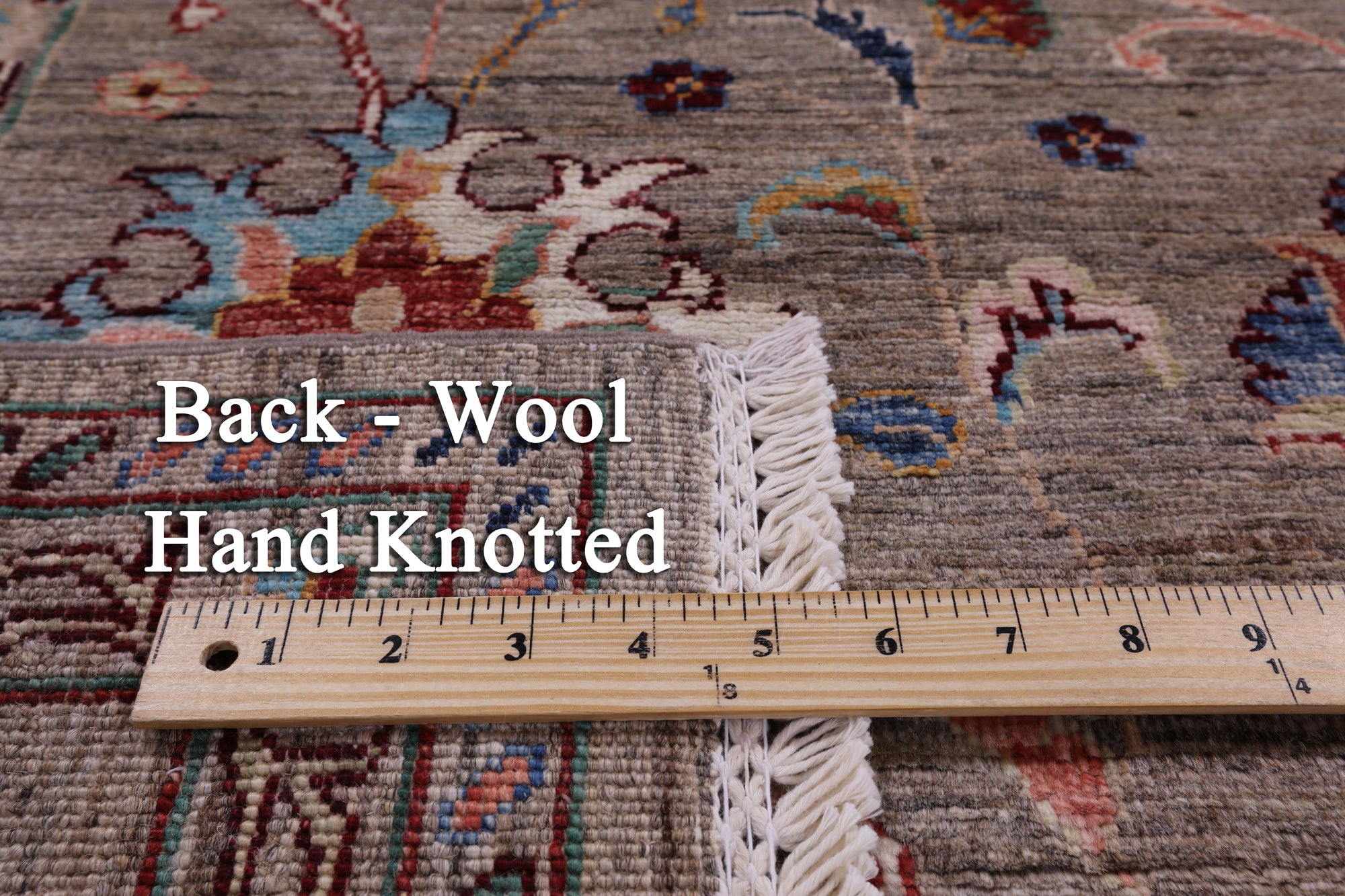 Peshawar Hand Knotted Wool Rug - 4' 11" X 7' 1" - Golden Nile