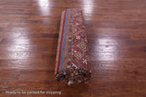 Khorjin Persian Gabbeh Hand Knotted Wool Rug - 8' 2" X 11' 6" - Golden Nile