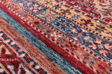 Khorjin Persian Gabbeh Hand Knotted Wool Rug - 8' 2" X 11' 6" - Golden Nile