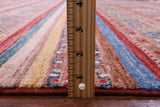 Khorjin Persian Gabbeh Hand Knotted Wool Rug - 8' 2" X 11' 6" - Golden Nile