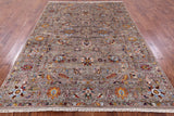 Peshawar Hand Knotted Wool Rug - 6' 11" X 9' 11" - Golden Nile