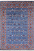 Khorjin Persian Gabbeh Hand Knotted Wool Rug - 5' 10" X 8' 0" - Golden Nile